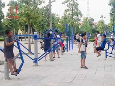 Xưởng sản xuất thiết bị thể dục công viên tại Tp HCM